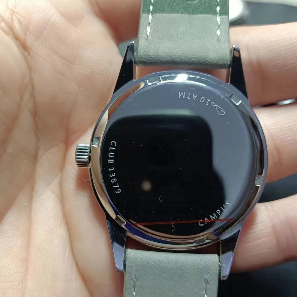 High-end men's 39mm automatic mechanical watch, equipped with Seagull ST17 movement, waterproof and features luminous function.