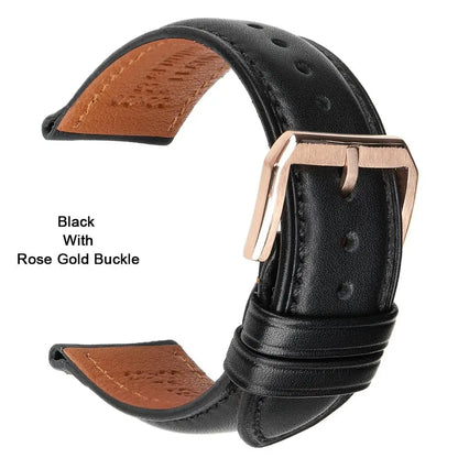 MAIKES luxury Genuine Leather Watch Strap 20mm 22mm Watch Accessories Bands For MIDO TISSOT SEIKO Watch Bracelet