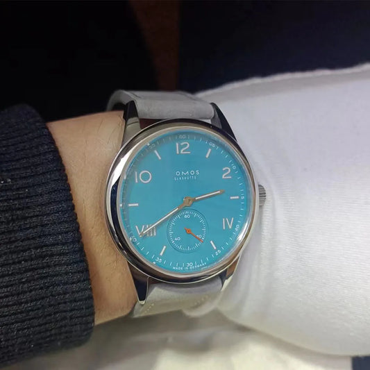 High-end men's 39mm automatic mechanical watch, equipped with Seagull ST17 movement, waterproof and features luminous function.