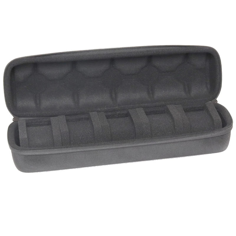 Organizilo de Horloĝskatolo por Viroj aŭ Virinoj, Portebla Vojaĝa Ujo por Horloĝoj, Portebla Stokado kaj Montraĵo por Brakhorloĝoj kaj Inteligentaj Horloĝoj