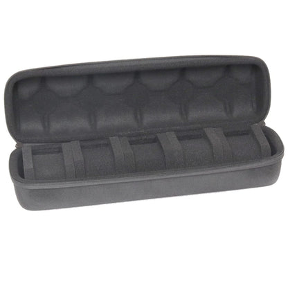 Organizilo de Horloĝskatolo por Viroj aŭ Virinoj, Portebla Vojaĝa Ujo por Horloĝoj, Portebla Stokado kaj Montraĵo por Brakhorloĝoj kaj Inteligentaj Horloĝoj