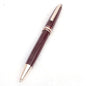 Monte Meisterstuck Collection Black Resin Ballpoint MB Rollerball Pens Platinum Coated Inlay Series Number 163 Pen