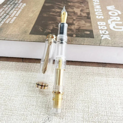 ADMOK M800 Acrylic Piston Fountain Pen BOCK/Schmidt Soft Smooth No.6/35# Nib Inking Pelikan Copy Students Writing Gift Pens