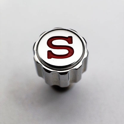 Akcesora tenilo de krono de neoksidebla ŝtalo por horloĝo 7S26/NH35/NH36/NH35a/NH36a/NE15/4R35/4R36/6R15-movado por horloĝo SKX007/SKX009