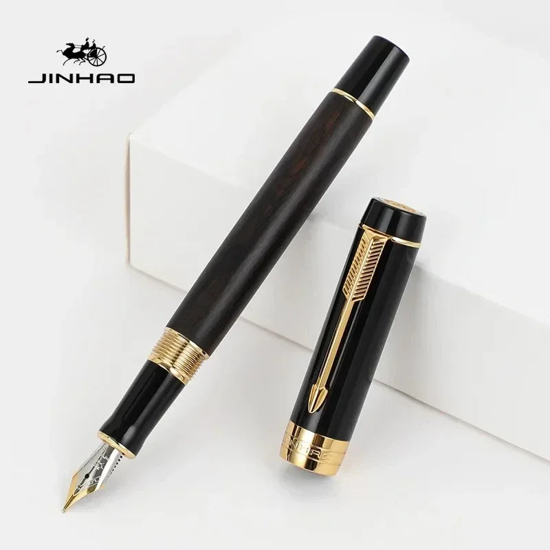 Jinhao 100 Mini Fountain Pen Golden Arrow Clip Luxury Pen M/F/EF Nib Writing ink Pens Stationery Business Office School Supplies