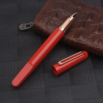 Ultra Black M Collection Rollerball Signnature Pens Best Resin Fountain Pen with Magnetic Cap Cute Stationery