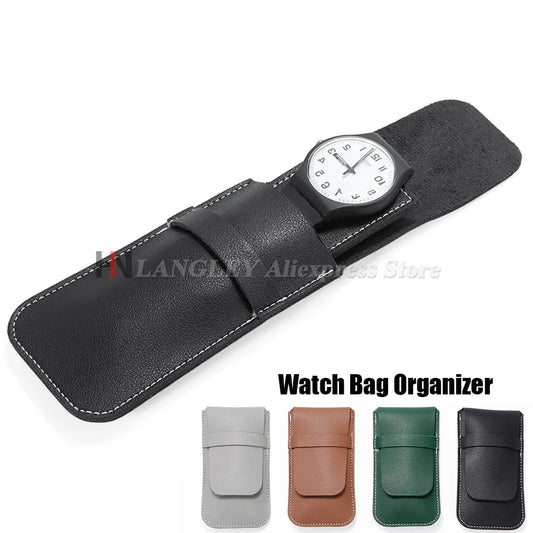 Horloĝsako-organizilo Horloĝaj akcesoraĵoj Kontraŭpolva donaca sako PU-ledaj sakoj por horloĝa konservado Donacaj sakoj Porteblaj horloĝaj iloj Sakoj