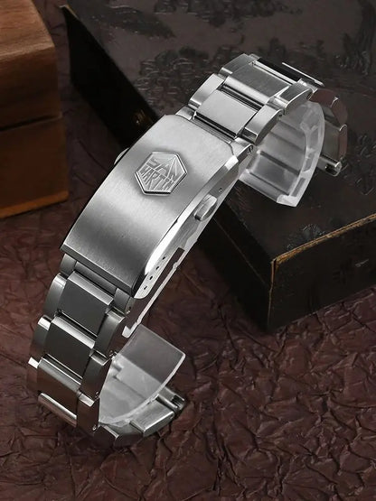 San Martin 316L Stainless Steel Straps Luxury Watchband 20mm 22mm Waterproof Watch Bracelet Universal Straight End Links BD0007