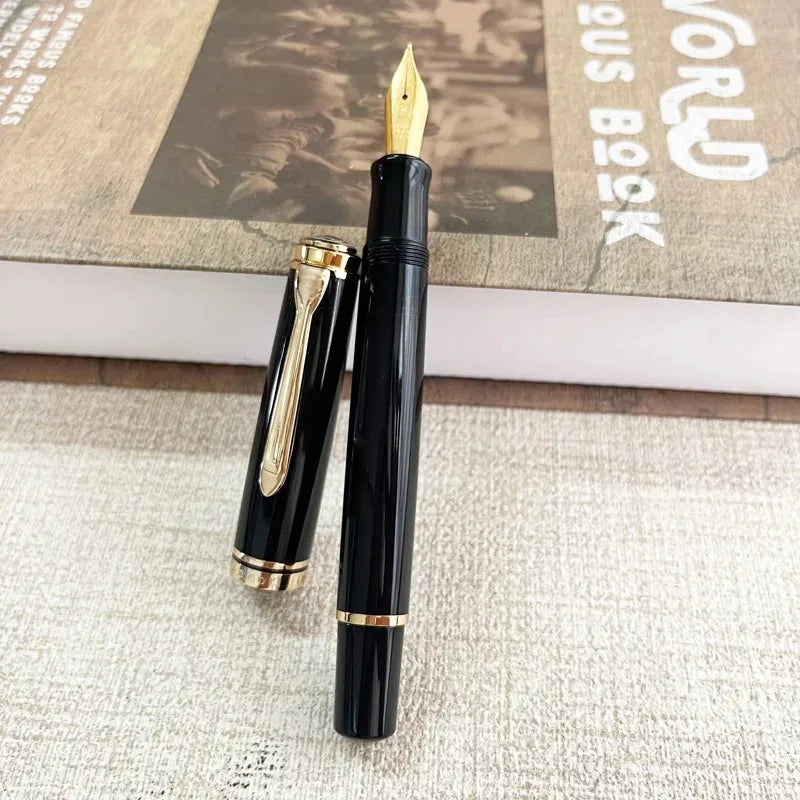 ADMOK M800 Acrylic Piston Fountain Pen BOCK/Schmidt Soft Smooth No.6/35# Nib Inking Pelikan Copy Students Writing Gift Pens