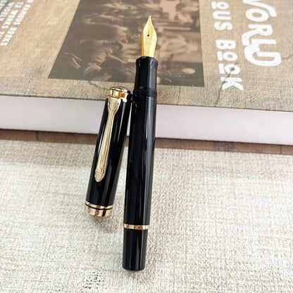 ADMOK M800 Acrylic Piston Fountain Pen BOCK/Schmidt Soft Smooth No.6/35# Nib Inking Pelikan Copy Students Writing Gift Pens