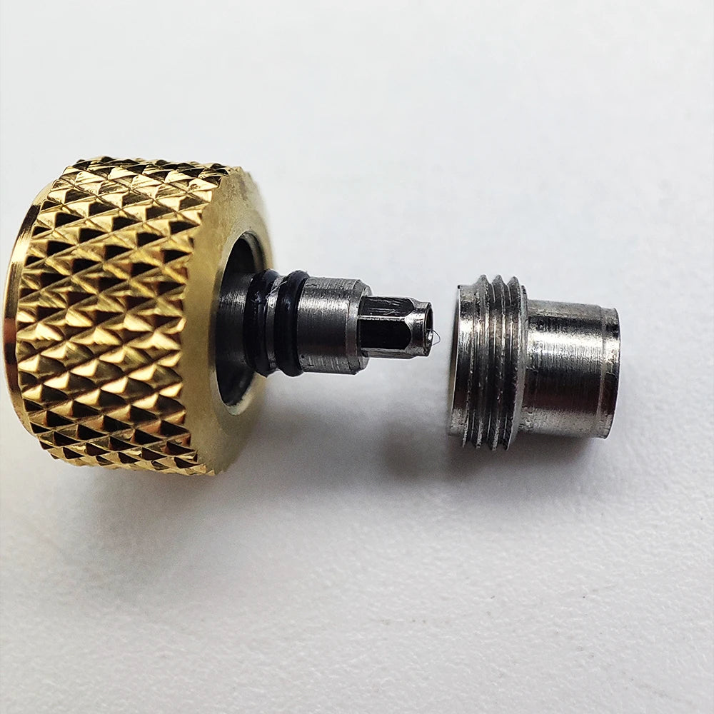 Akcesora tenilo de krono de neoksidebla ŝtalo por horloĝo 7S26/NH35/NH36/NH35a/NH36a/NE15/4R35/4R36/6R15-movado por horloĝo SKX007/SKX009