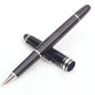 Monte Meisterstuck Collection Black Resin Ballpoint MB Rollerball Pens Platinum Coated Inlay Series Number 163 Pen
