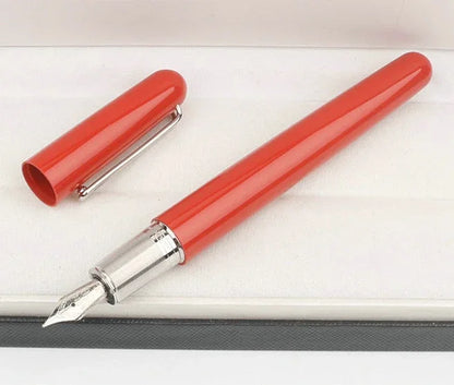 Ultra Black M Collection Rollerball Signnature Pens Best Resin Fountain Pen with Magnetic Cap Cute Stationery