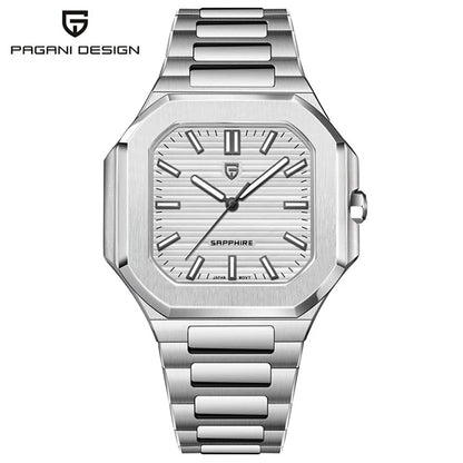 PAGANI DESIGN Men's Watch Luxury Fashion Sapphire Glass Quartz Watch for Men Stainless Steel Sports Waterproof Men Watches 2025