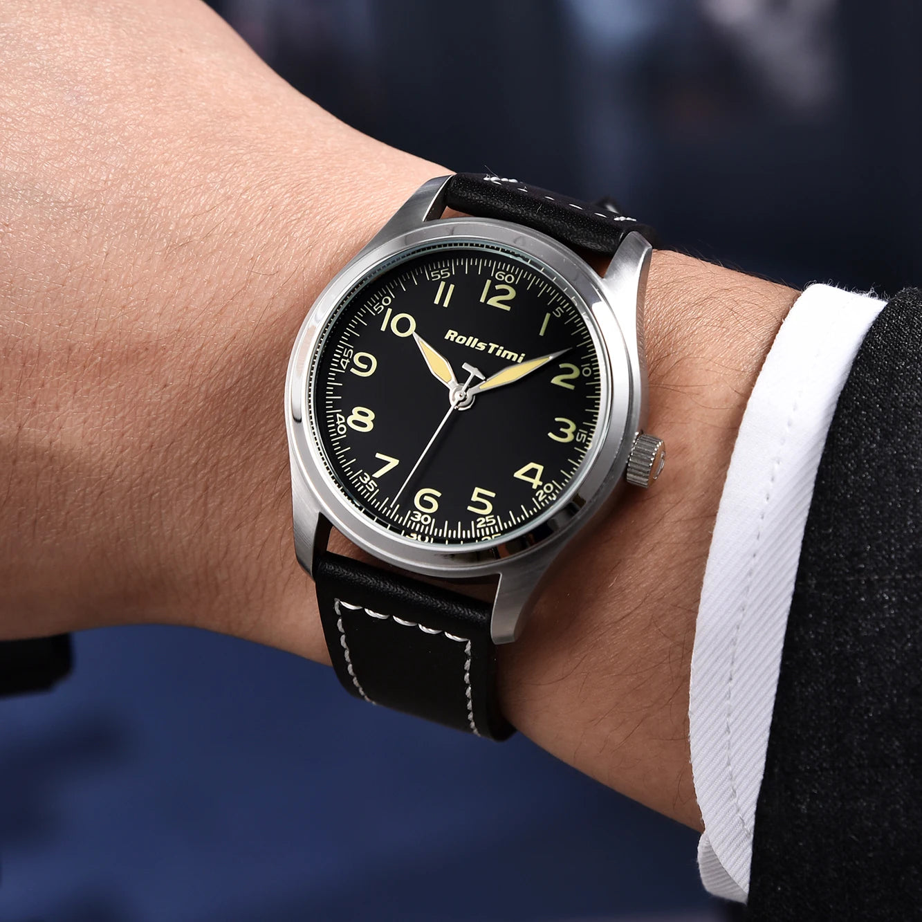 2025 New Men's Quartz Watch Waterproof top brand Luxury Fashion Sport Luminous watch for Men Leather strap