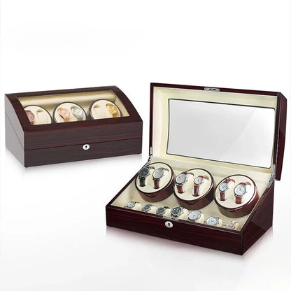 Automatic Rotating Watch Winders Silent Mechanism Movement Watches Winding Device Men Mechanical Wrist Watch Organizer Boxes