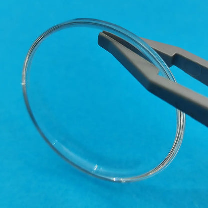 Horloĝakcesoraĵoj akrila horloĝspegulo, 30~ 45mm akrila potkovrilo altkvalita horloĝmasko travidebla surfaco dika vizaĝospegulo