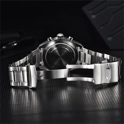 PAGANI DESIGN 2025 New Men's Quartz Watch VK63 38mm Sapphire Glass AR Coating Stainless Steel Waterproof 100m Reloj Hombre