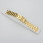 316L Stainless Steel Solid Band With Buckle Coved Solid 3 Link 22mm Fit SKX007 Watch Bracelet