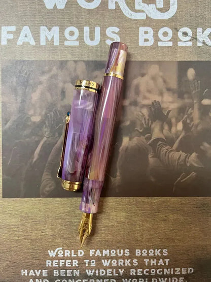 ADMOK M800 Acrylic Piston Fountain Pen BOCK/Schmidt Soft Smooth No.6/35# Nib Inking Pelikan Copy Students Writing Gift Pens