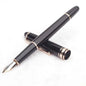 Monte Meisterstuck Collection Black Resin Ballpoint MB Rollerball Pens Platinum Coated Inlay Series Number 163 Pen