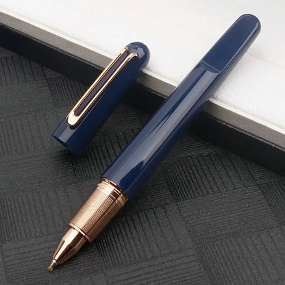 Ultra Black M Collection Rollerball Signnature Pens Best Resin Fountain Pen with Magnetic Cap Cute Stationery