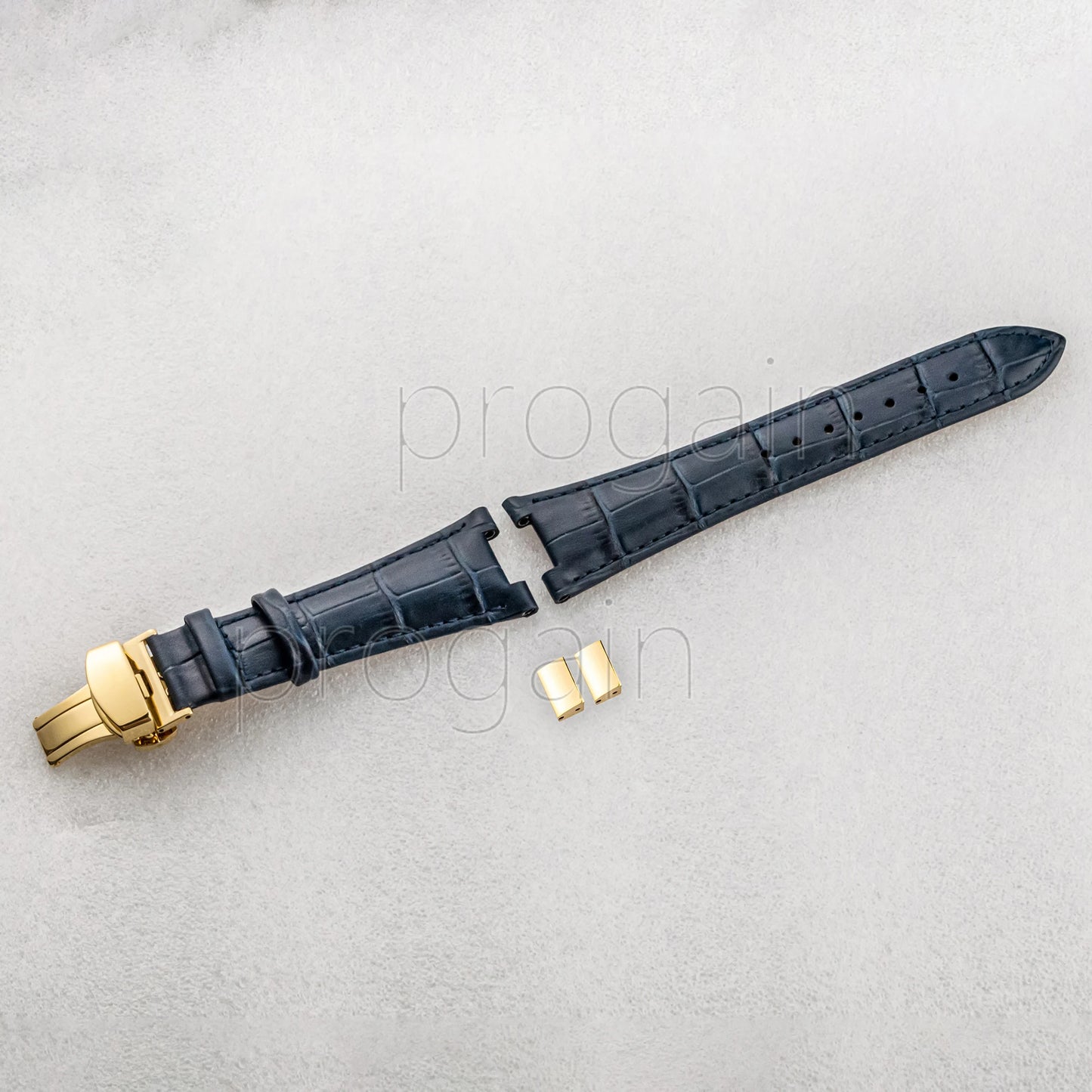 25mm Men's Genuine Leather Strap Watch Bracelet Wristband Replacements for Nautilus Accessories Parts Repair Tools