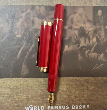 ADMOK M800 Acrylic Piston Fountain Pen BOCK/Schmidt Soft Smooth No.6/35# Nib Inking Pelikan Copy Students Writing Gift Pens