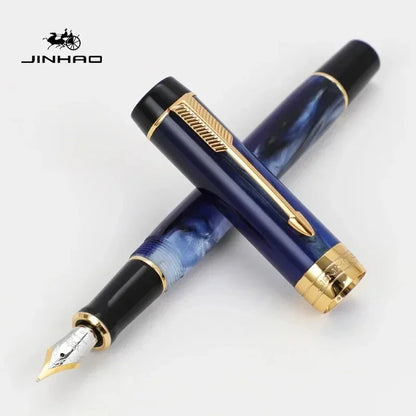 Jinhao 100 Mini Fountain Pen Golden Arrow Clip Luxury Pen M/F/EF Nib Writing ink Pens Stationery Business Office School Supplies