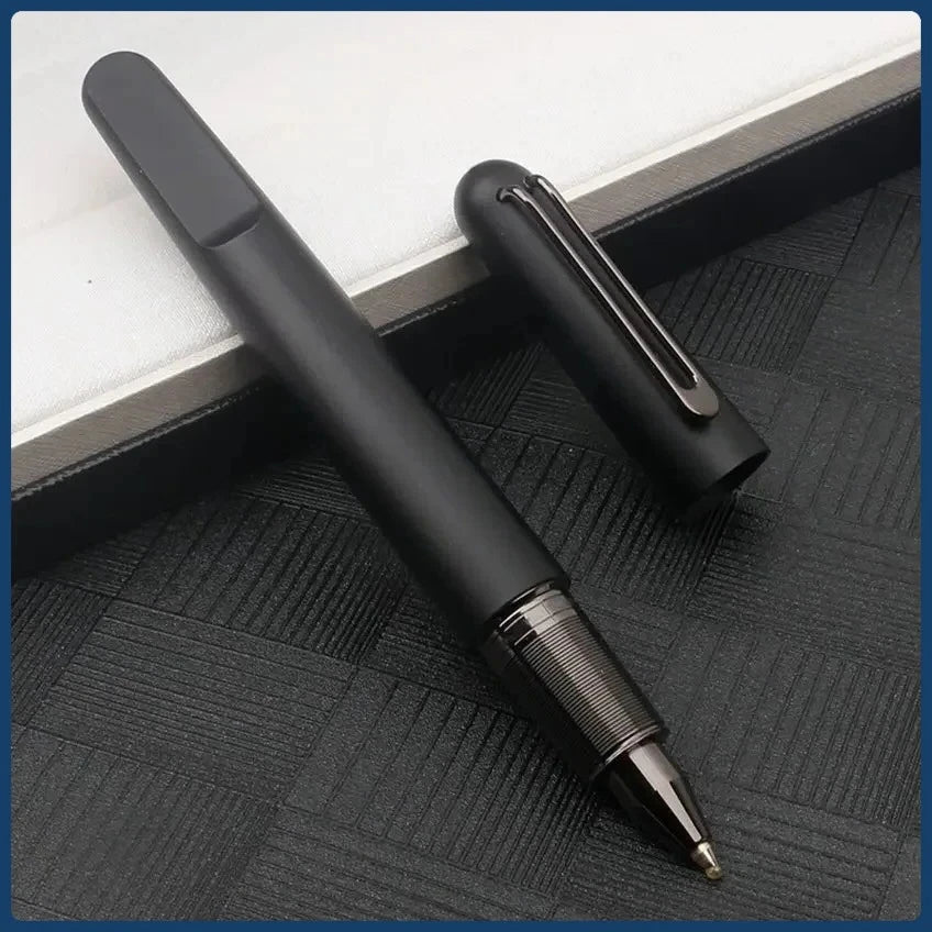 Ultra Black M Collection Rollerball Signnature Pens Best Resin Fountain Pen with Magnetic Cap Cute Stationery