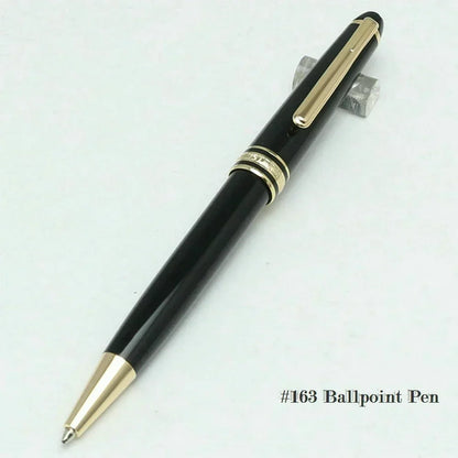2025 Tata Unique 163/145/162 High Quality MB Ballpoint Pens Resin Writing Stationery School Office Supplies with Serial Number