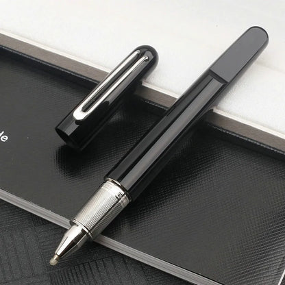 Ultra Black M Collection Rollerball Signnature Pens Best Resin Fountain Pen with Magnetic Cap Cute Stationery
