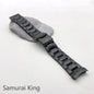 Mod Samurai King SRPE Watch Bracelet Stainless Steel 22mm Watch Strap Deployment Folding Buckle Solid Arc Ends Watch Band