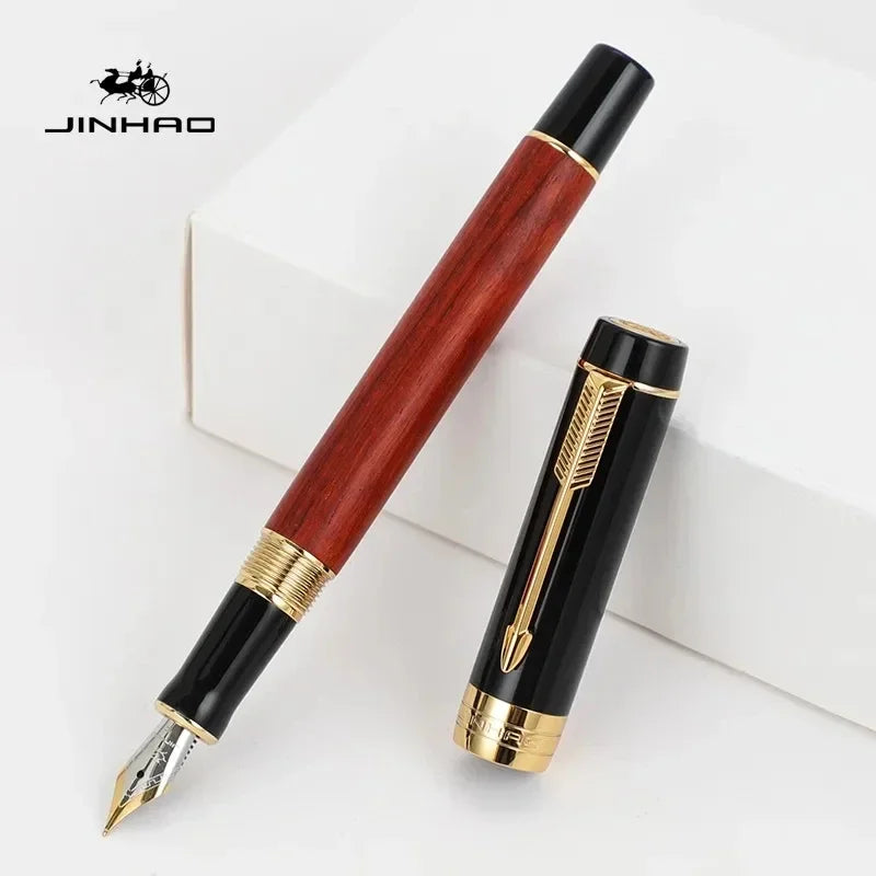 Jinhao 100 Mini Fountain Pen Golden Arrow Clip Luxury Pen M/F/EF Nib Writing ink Pens Stationery Business Office School Supplies