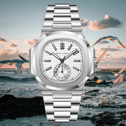 2025 New Arrivals Specht &amp; Söhne Classic 5980 Watches For Men Ultrathin Steel Sapphire Crystal Quartz Watch Relogio Masculino