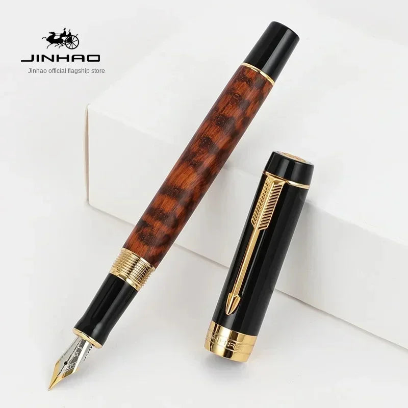 Jinhao 100 Mini Fountain Pen Golden Arrow Clip Luxury Pen M/F/EF Nib Writing ink Pens Stationery Business Office School Supplies