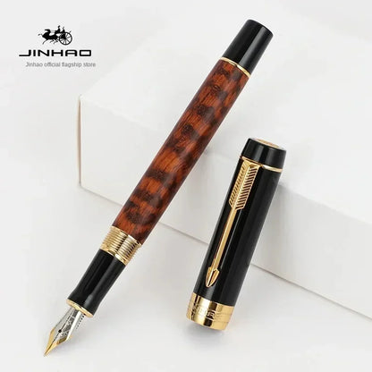 Jinhao 100 Mini Fountain Pen Golden Arrow Clip Luxury Pen M/F/EF Nib Writing ink Pens Stationery Business Office School Supplies