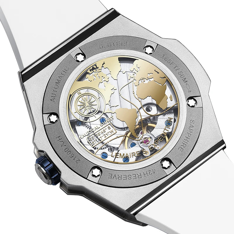 2025 Luxury Automatic Movement Watch for Men Waterproof Tonneau Pagani Design Fashion Man Mechanical Wristwatch Reloj Hombre