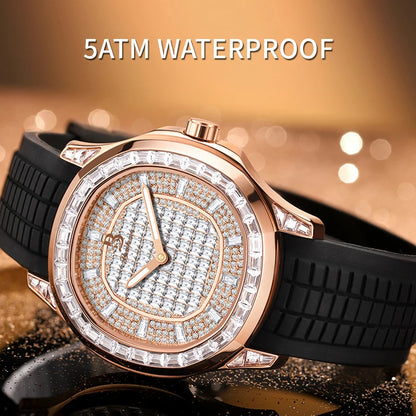 Automatic Mechanical Watch for Men Women BRUBOSES Original 5ATM Waterproof Luxury Business Male Wristwatches Relogio Masculino A
