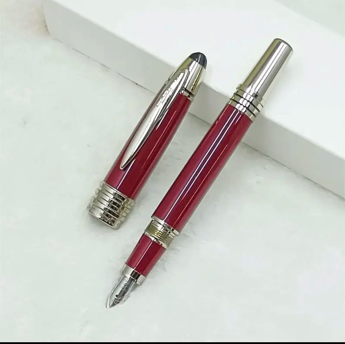 Hot John Kennedy JFK Carbon Fiber MB Gifts Fountain Pens Rollerball Ballpoint Pen Dark Blue Writing Stationery Gifts Fountain