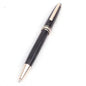 Monte Meisterstuck Collection Black Resin Ballpoint MB Rollerball Pens Platinum Coated Inlay Series Number 163 Pen