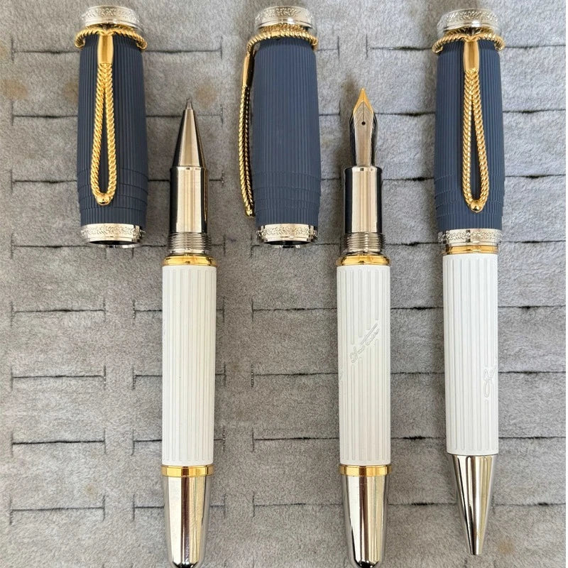 Tat Quality Jane Austen Special Design Fountain Rollerball Ballpoint Pens Premium Writing Gift for Literature Fans Hot Sell