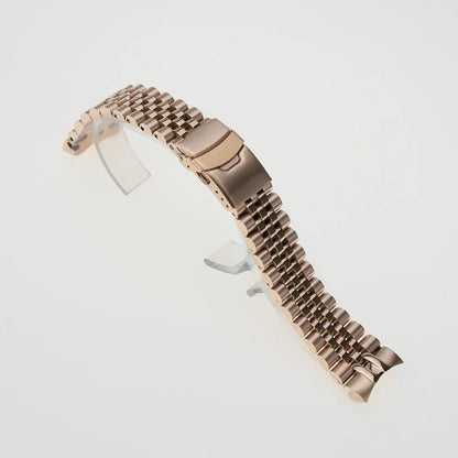 316L Stainless Steel Coved Head 22mm Solid 5 Link SKX007 Watch Bracelet Band