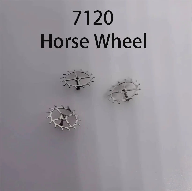 Horloĝaj akcesoraĵoj taŭgas por hejmaj 7120 mekanikaj movadoj, lozaj partoj, riparado de horloĝoj, eskapradoj, ĉevalradoj.