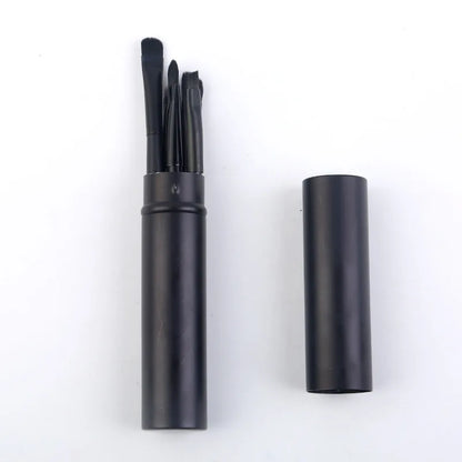 5-peca horloĝa akcesoraĵo, horloĝa purigada broso, aro por brakhorloĝa movado, malgrandaj partoj, molaj brosoj por purigi, ilo por horloĝisto