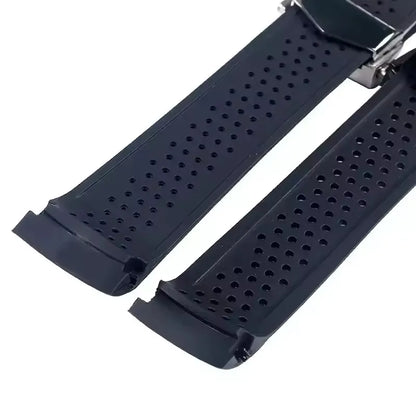 Watch Bracelet For TAG HEUER GRAND CARRERA AQUARACER Soft Silicone Wristband 22mm 24mm Men's Watch Strap Rubber Watch Band Chain