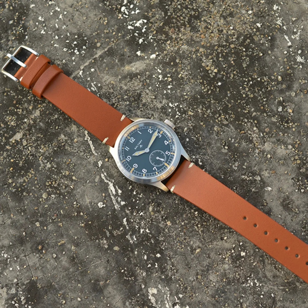 Baltany 2025 New Men's Quartz Watch VD78 Retro Military 39mm Vintage Stainless Steel 100M Waterproof Sub-Second Reloj Hombe