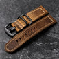 Vintage Crazy Horse Leather Watchband 20 22 24MM Thickened Old Made Retro Style Bracelet Men Watch Bracelet Soft Bracelet
