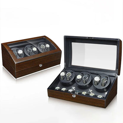 Automatic Rotating Watch Winders Silent Mechanism Movement Watches Winding Device Men Mechanical Wrist Watch Organizer Boxes