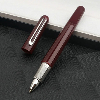 Ultra Black M Collection Rollerball Signnature Pens Best Resin Fountain Pen with Magnetic Cap Cute Stationery